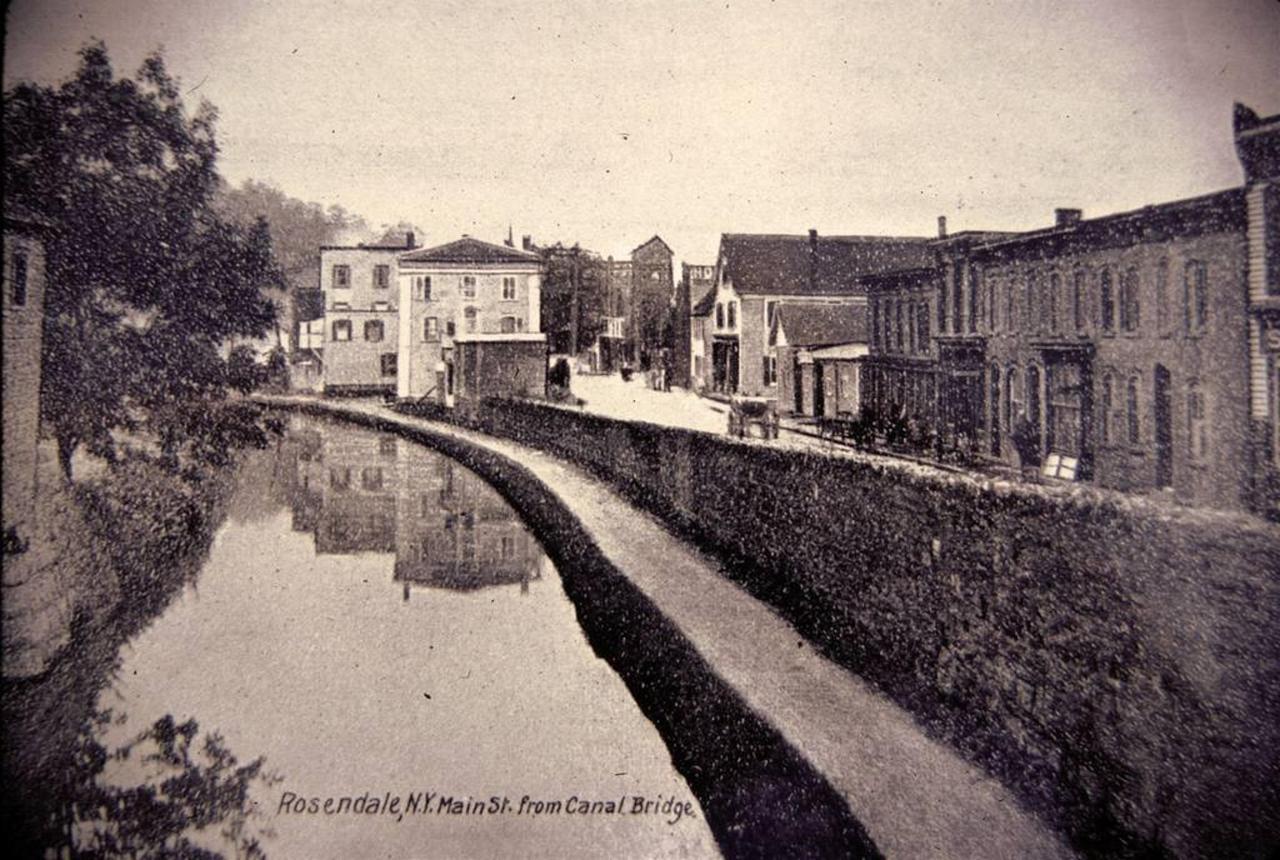old photo of the town